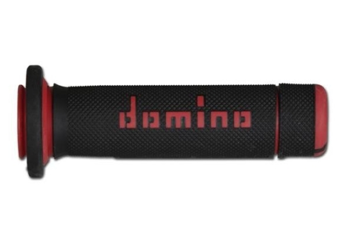 Puños para ATV/Quad Domino 118mm negro/rojo A18041C4240