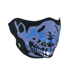 Mascara Neopreno Blue Chrome Skull