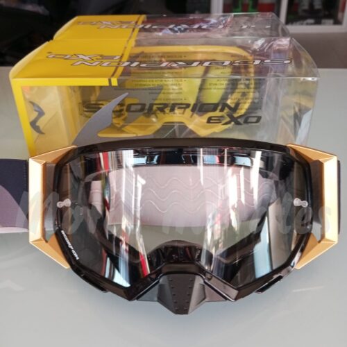 Gafa Cross Scorpion E24 Negro/Oro