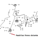 Pastillas de freno delantero MH TRAY 125 Pastillas de freno delantero MH TRAY 125